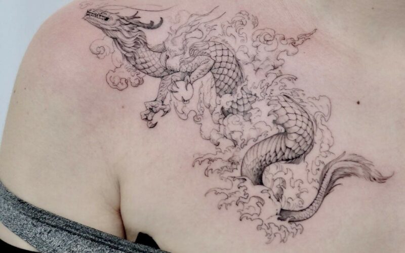 Japanese Dragon Tattoo