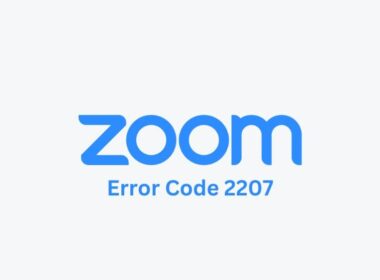 Error Code 2207 Zoom